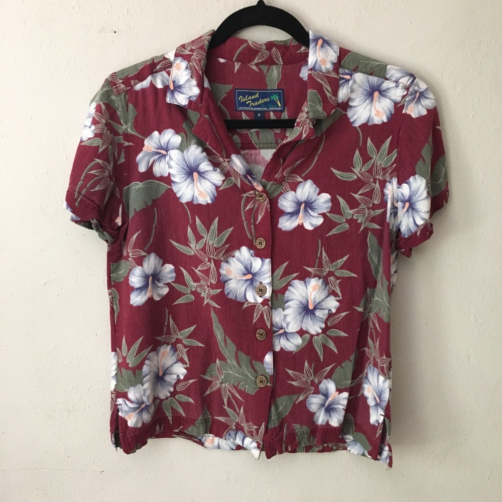 Vintage Island Trader Hawaiian shirt